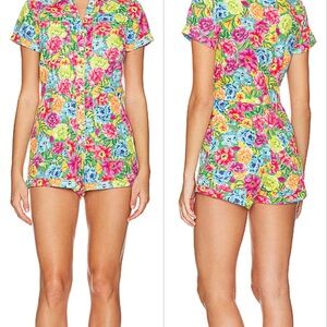 Floral Multicolor Romper